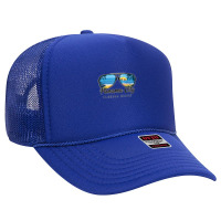 Panama City Beach Florida Palm Tree Sunglasses Souvenir Foam Trucker Hat | Artistshot