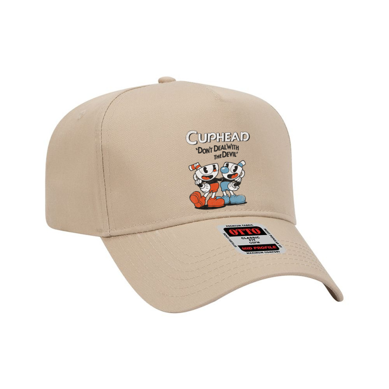 Cuphead & Mugman Don't Deal With The Devil Adjustable Baseball Cap by cm-arts | Artistshot