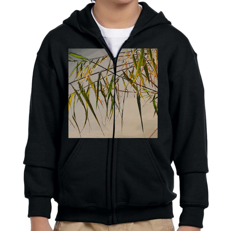 Branches T  Shirt Green Leaves, Branches, Green, Wallart, Summer, Natu Youth Zipper Hoodie by maximilian36808 | Artistshot