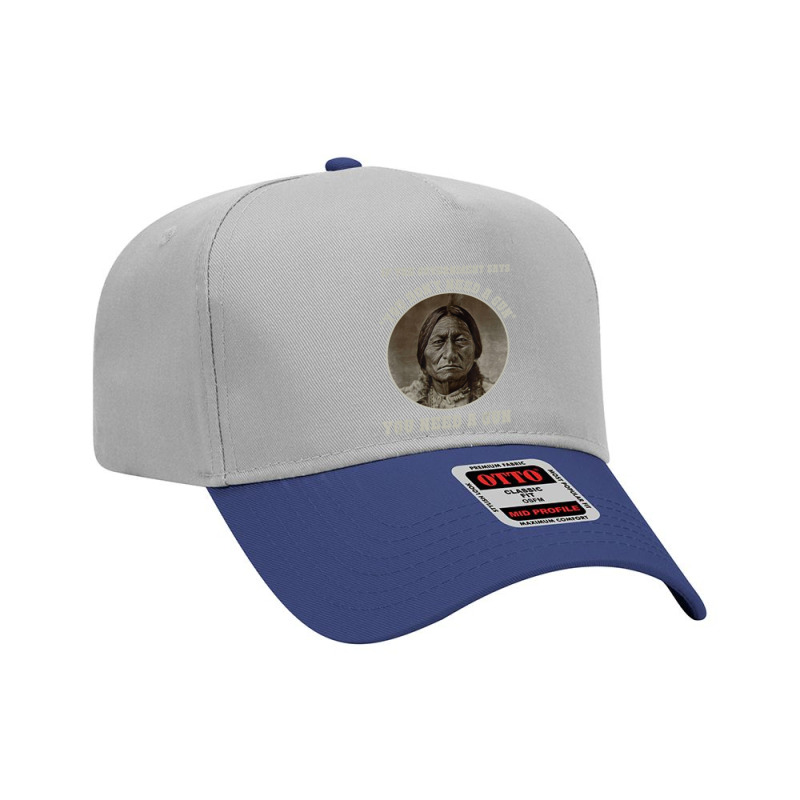 Sitting Bull Chief Gun Retro Arrow Head Adjustable Baseball Cap | Artistshot