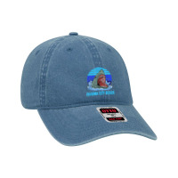 Panama City Beach Vacation Shark Theme Dyed Cap | Artistshot