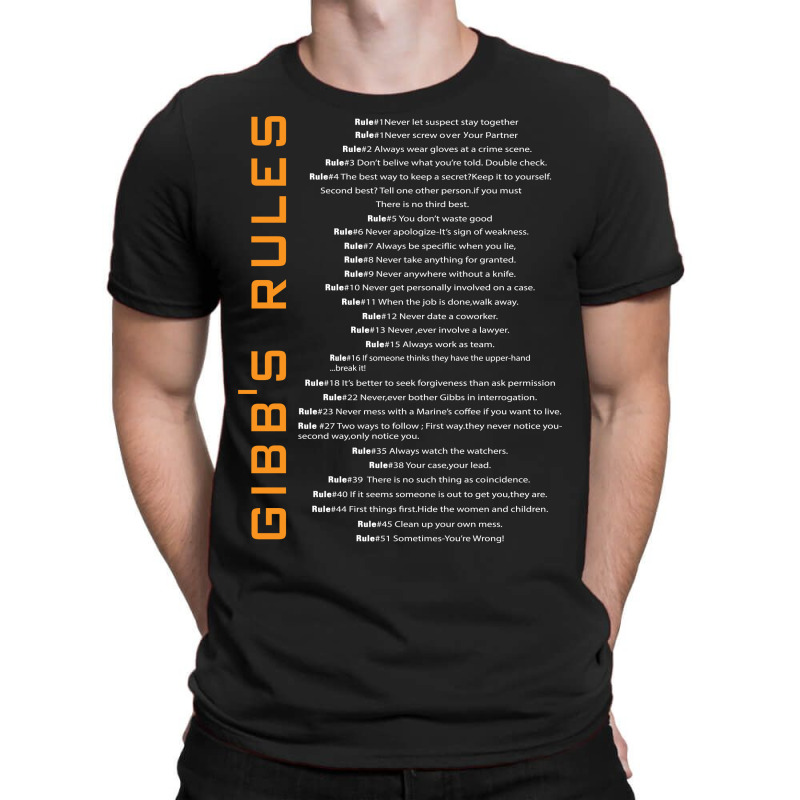Gibbs's Rules T-shirt | Artistshot