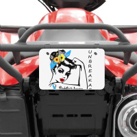 Diabetes Warrior Awareness Diabetic Atv License Plate | Artistshot