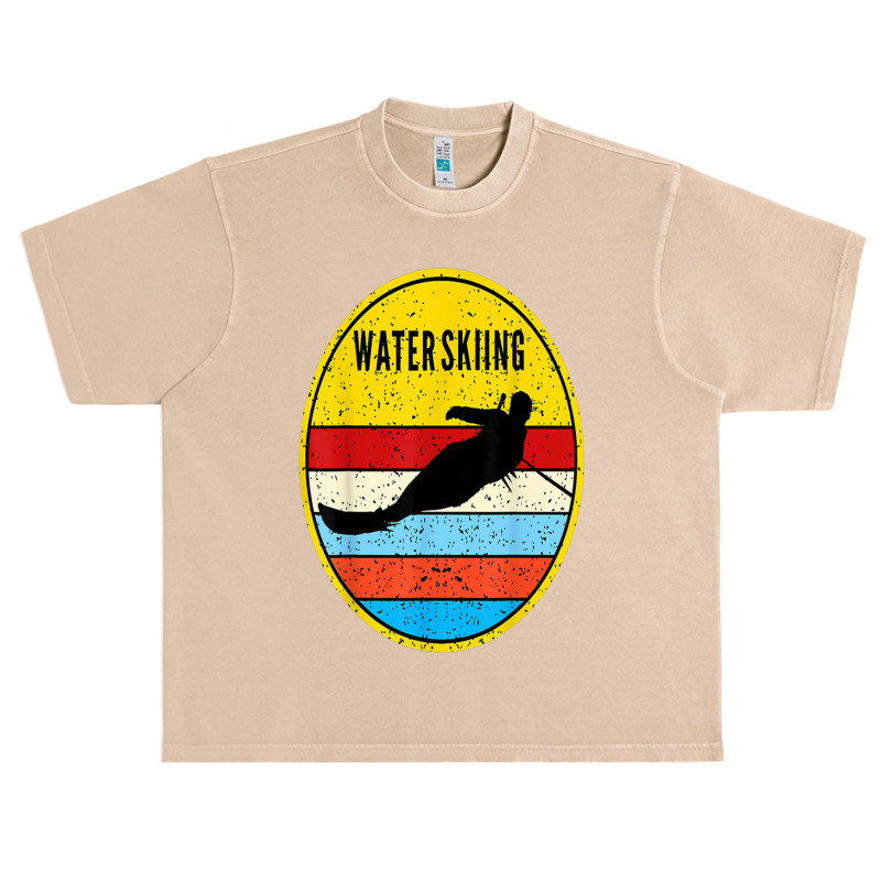 Aad,water Skiing Retro Waterski Ski Water Sports Urban Heavy T-shirt by cm-arts | Artistshot