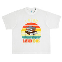 I Read Banned Books Tshirt Bookmark Funny Readers Reading Raglan Baseb Urban Heavy T-shirt | Artistshot