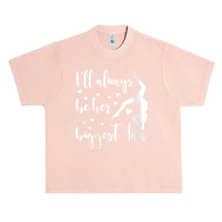 Womens I'll Always Be Her Biggest Fan Gymnastic V Neck T Shirt Urban Heavy T-shirt | Artistshot