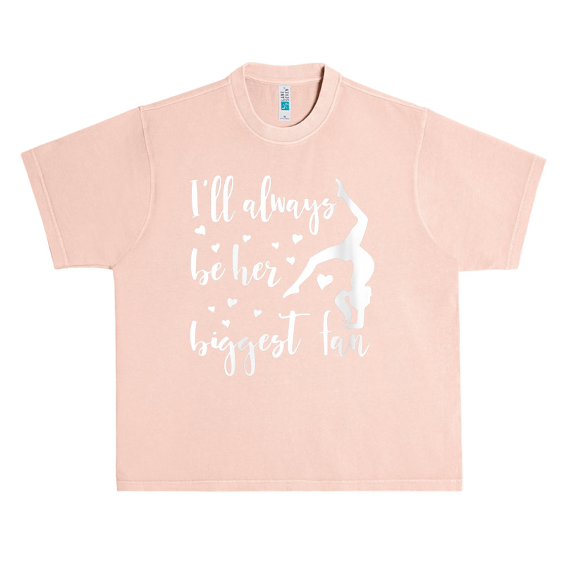 Womens I'll Always Be Her Biggest Fan Gymnastic V Neck T Shirt Urban Heavy T-shirt | Artistshot