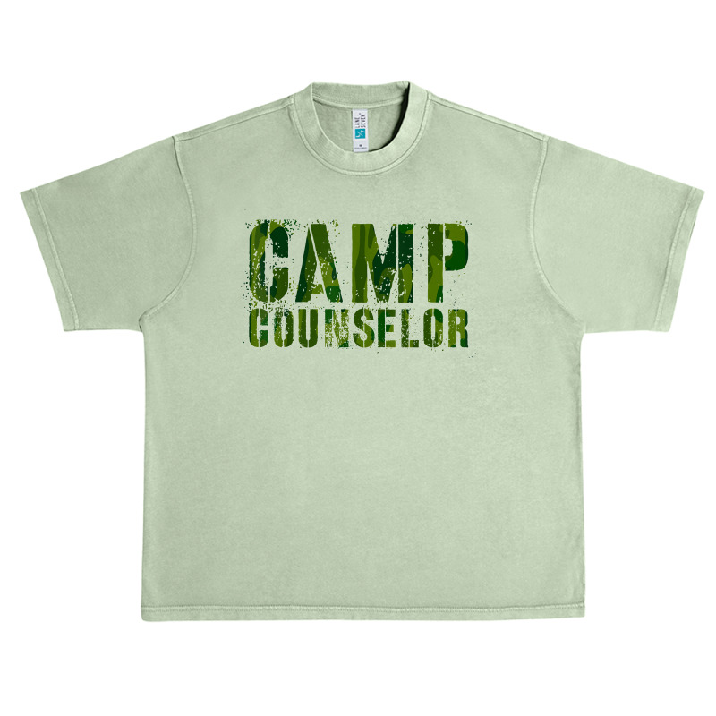 Camo Camp Counselor Summer Teacher Instructor Coach 2022 Urban Heavy T-shirt | Artistshot