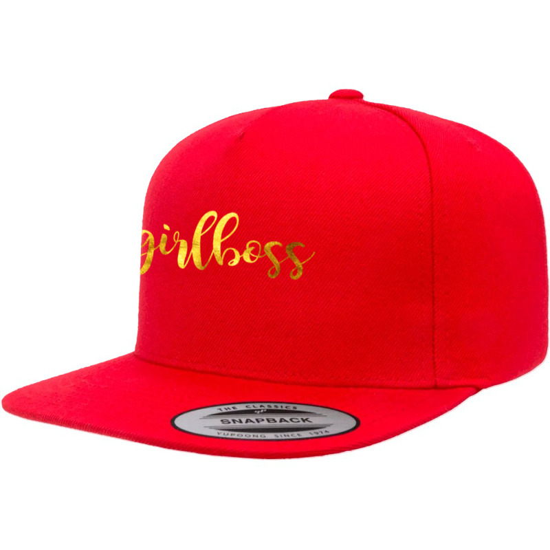 Hashtag Girlboss 5 panel snapback cap by autlu2024 | Artistshot