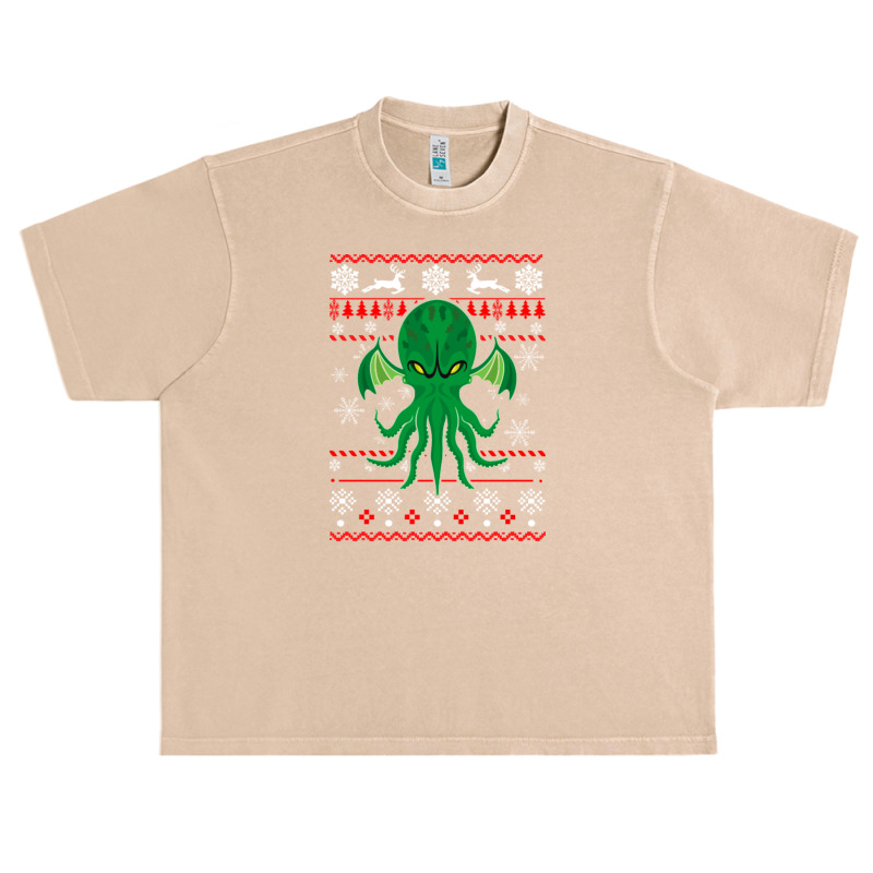 Cthulhu Ugly Xmas Gift Urban Heavy T-shirt | Artistshot