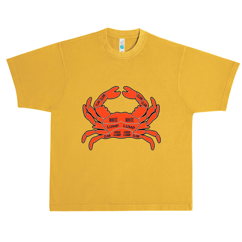 Crab Butcher Diagram Crustaceancore Crab Meat Humor Funny D Pun Great  Urban Heavy T-shirt | Artistshot