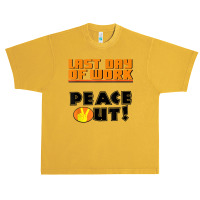 Last Day Of Work Peace Out Urban Heavy T-shirt | Artistshot