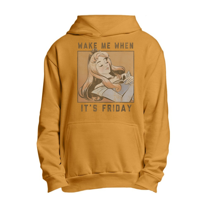 Sleeping Beauty Aurora Wake Me When Its Friday Urban Pullover Hoodie | Artistshot