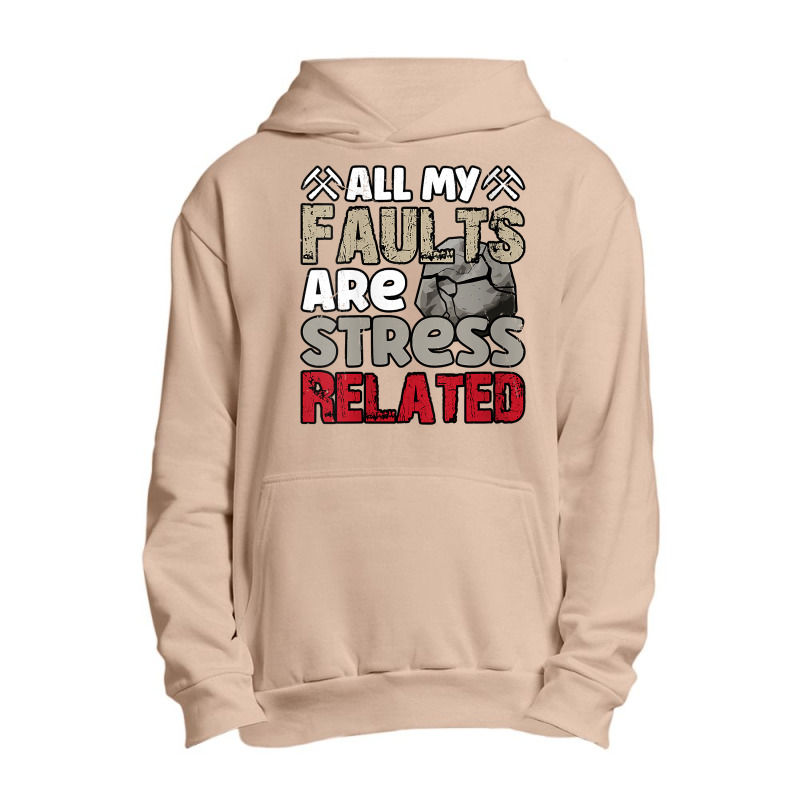 Womens All My Faults Are Stress Related, Geologist V Neck T Shirt Urban Pullover Hoodie by caneypga | Artistshot