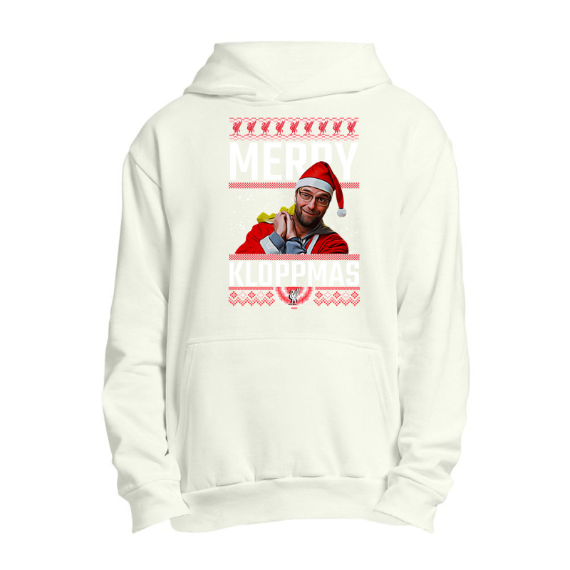 Merry Kloppmas Jurgen Klopp Lfc Christmas Design Classic Urban Pullover Hoodie | Artistshot