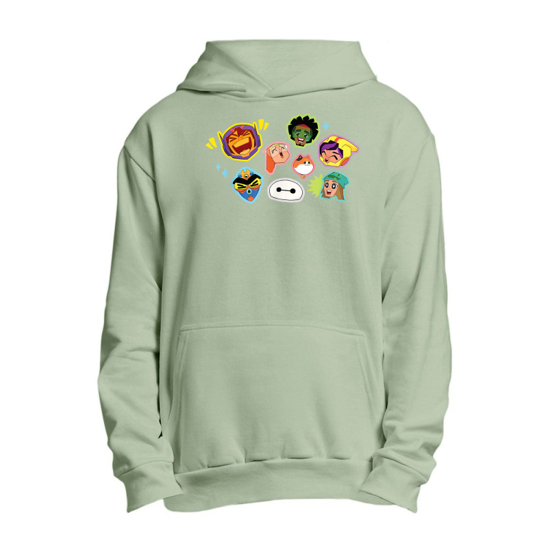 Big Heros 6 Baymax And Hiro Superheroses Kawaii Urban Pullover Hoodie | Artistshot