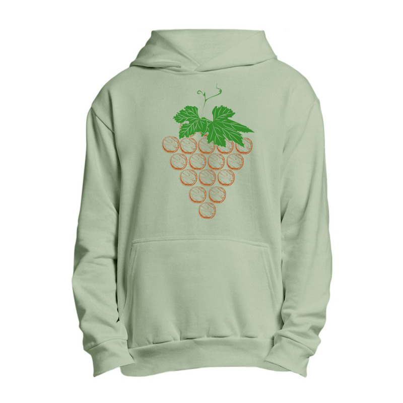 Cork Forming Grape Wine Vineyard Viticulture Design Premium T Shirt Urban Pullover Hoodie by cm-arts | Artistshot