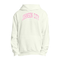 Johnson City Tennessee Tn Varsity Style Pink Text Premium T Shirt Urban Pullover Hoodie | Artistshot