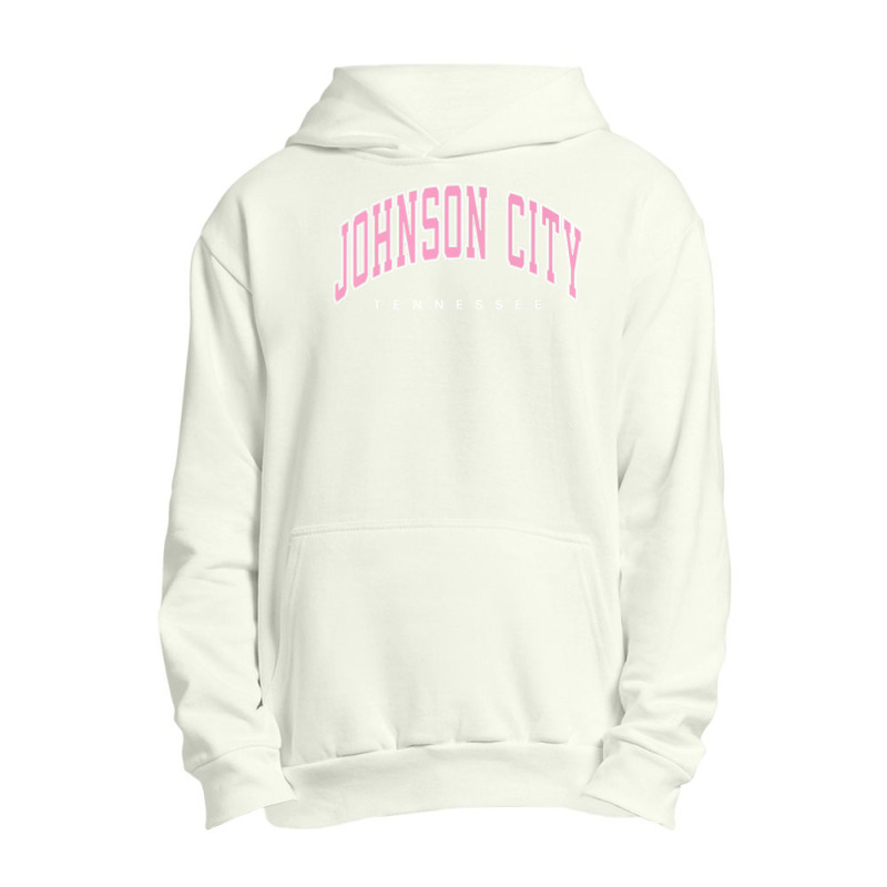 Johnson City Tennessee Tn Varsity Style Pink Text Premium T Shirt Urban Pullover Hoodie by cm-arts | Artistshot