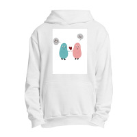 Cute Couple Urban Pullover Hoodie | Artistshot