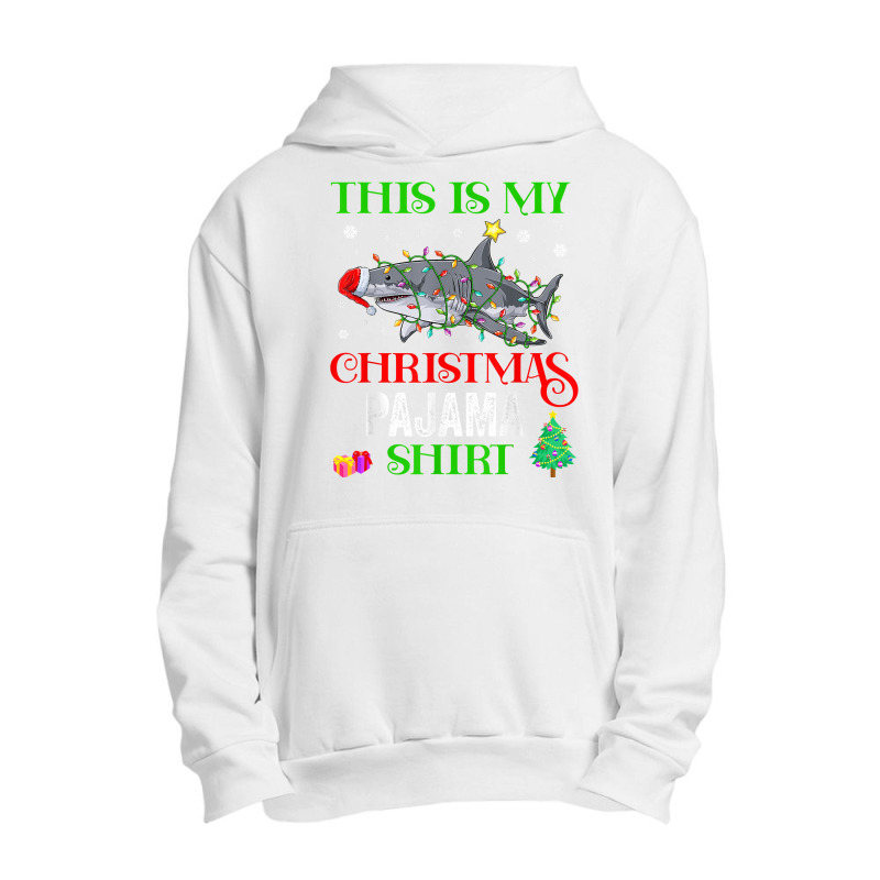 This Is My Fishing Christmas Pajama Merry Fishmas Fisherman T Shirt Urban Pullover Hoodie | Artistshot