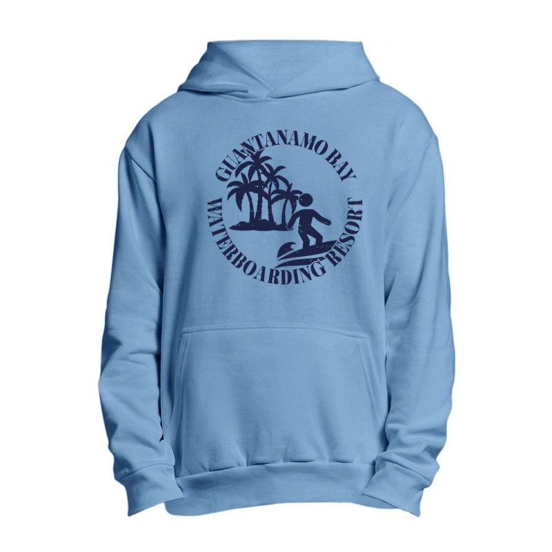 Waterboardingresort In Guantanamo Bay Tailliertes Urban Pullover Hoodie | Artistshot