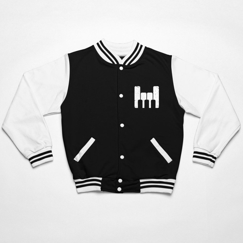 Keyboard Pianist Musician Piano Rock Music Bomber Jacket | Artistshot