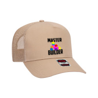 Master Builder  Cute Master Block Builder Bricks Gift T Shirt Mesh Back Trucker Hat | Artistshot