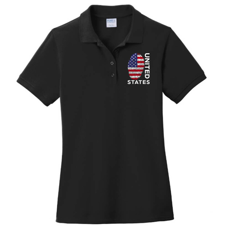 Usa America Flag Home United States Ladies Polo Shirt by ZulArt | Artistshot