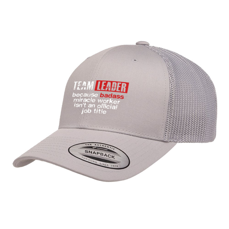 Team Leader Office Leadership Influencer Management Boss Retro Trucker Cap by duniaperi | Artistshot