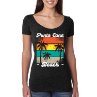 Punta Cana Dominican Republic Beach Women's Triblend Scoop T-shirt | Artistshot