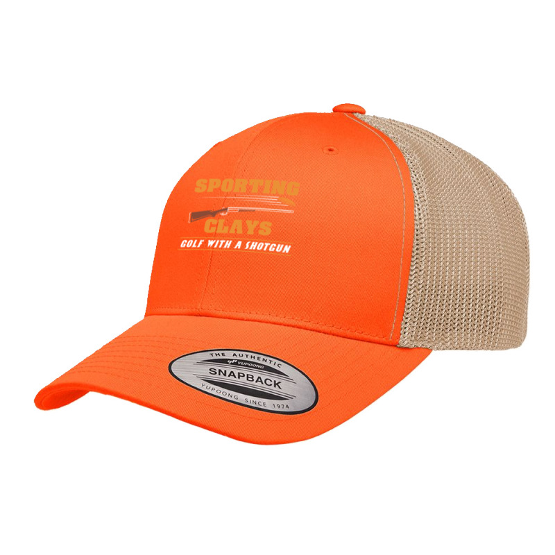 Sporting Clays   Golf With A Shotgun   Clay Target Shooting Pullover H Retro Trucker Cap | Artistshot