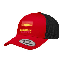 Michigan T  Shirt Lake Michigan T  Shirt Retro Trucker Cap | Artistshot