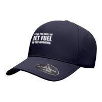 I Love The Smell Of Jet Fuel In The Morning Aviation Humor T Shirt Seamless Cap | Artistshot