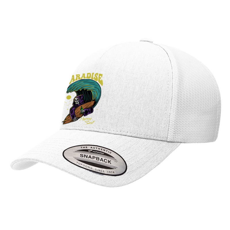 Paradise Yupoong Trucker Cap by ociswanwan | Artistshot