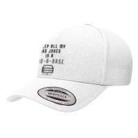 I Keep All My Dad Jokes In A Dad-a-base | Bad Pun | Father's Day Gift Yupoong Trucker Cap | Artistshot