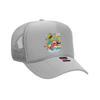 Rugrats Running Away From Reptar Foam Trucker Hat | Artistshot