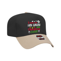 I Run On Hot Cocoa And Christmas Cheer Merry Xmas Adjustable Baseball Cap | Artistshot