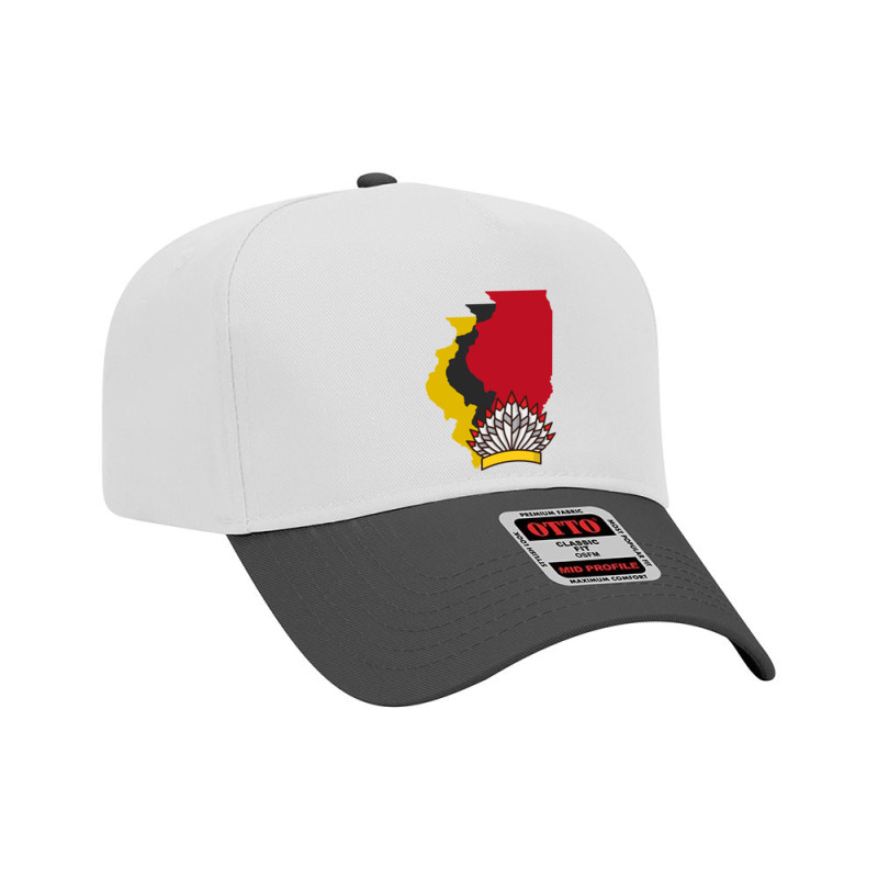 Illinois Border Adjustable Baseball Cap by TinaJosey | Artistshot