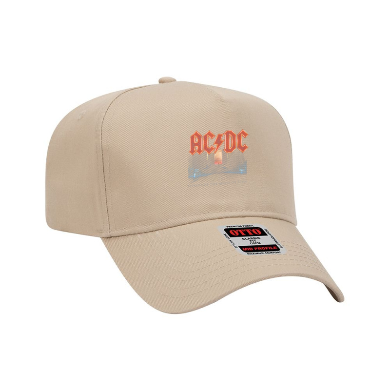 A.c.d.c Through The Mists Of Time Adjustable Baseball Cap by Spinachcasino | Artistshot