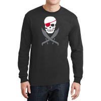 Pirate Skull Crossed Swords Funny Long Sleeve Shirts | Artistshot