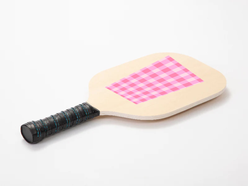 Preppy, Pink, Aesthetic, Gingham, Preppy Aesthetic Graphic Pickleball Paddle | Artistshot