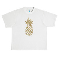 Gold Glitter Pineapple Urban Heavy T-shirt | Artistshot