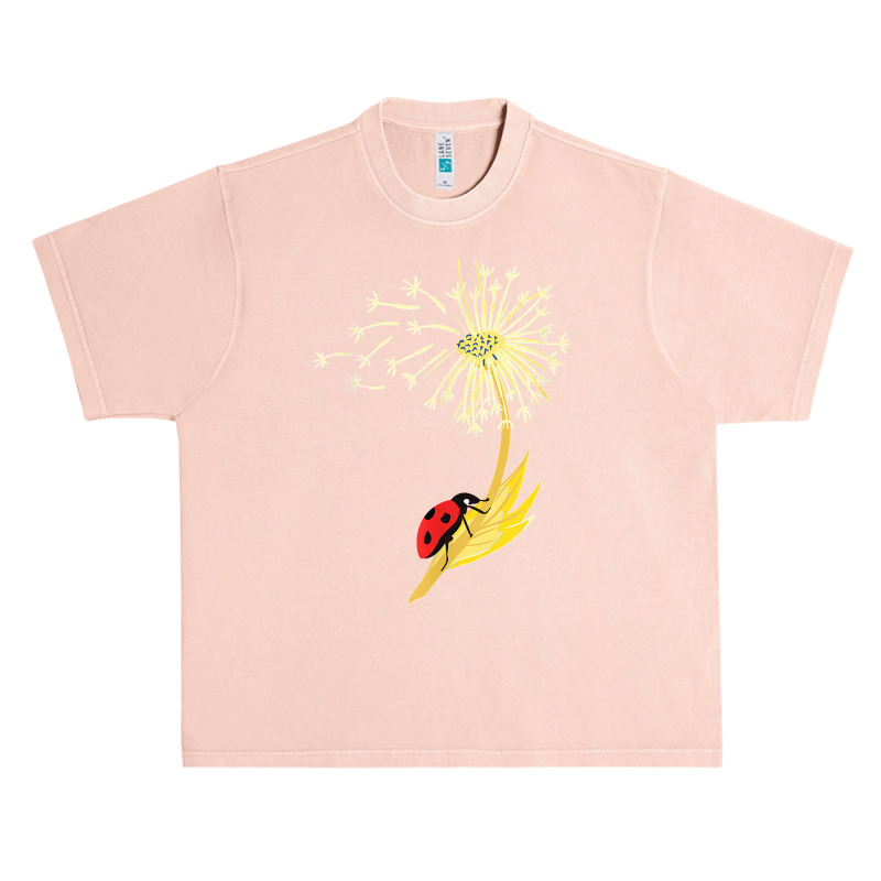 Dandelion Seeds Ladybug For Gardener Herbalist Urban Heavy T-shirt by JilmarM.Perez | Artistshot