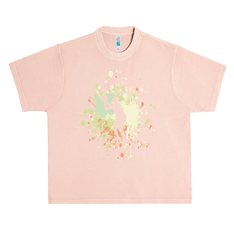 Basketball Paint Splash T  Shirt Basketball Ready To Score Color Splas Urban Heavy T-shirt by pumpkinslanguid | Artistshot