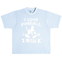 I Love Pinball & Cats Arcade Game Machines T Shirt Urban Heavy T-shirt | Artistshot