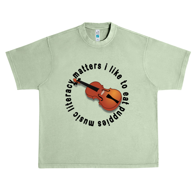 Music Literacy Matters I Like To Eat Puppies Urban Heavy T-shirt by BENTILDAJOHNSON | Artistshot