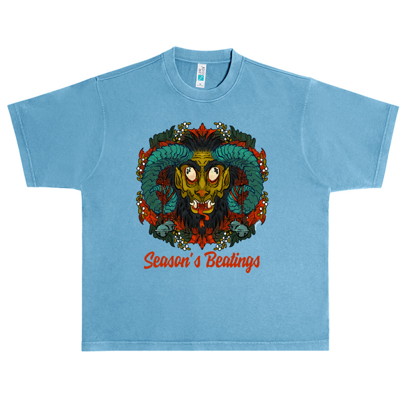 Season’s Beatings Krampus Urban Heavy T-shirt by ROBERTPENNINGTON | Artistshot