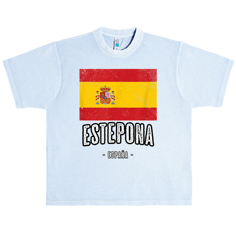 Estepona Spain Es Flag City Top Bandera Ropa Urban Heavy T-shirt by JilmarM.Perez | Artistshot