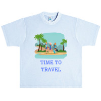 Girls Its Time To Travel Urban Heavy T-shirt | Artistshot